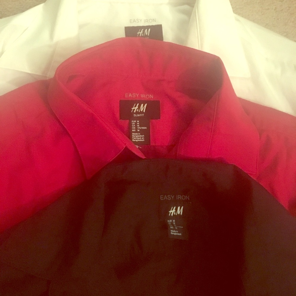 Men’s H&M button up shirts